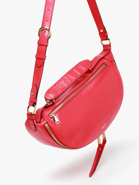 Cross Body Tas M Origami Leder Lancel Rood origami A12528 ander zicht 2